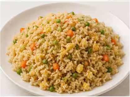 Sri Lankan style fried rice with egg and vegetables