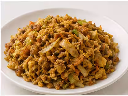 A dish of Kottu Roti on a plate